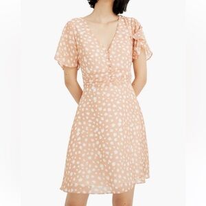 Madewell Star Shower Ruched Waist Dress